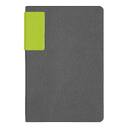 Ежедневник Flexy Star Sivilia Grey Edition Color А5, серо-салатовый, недатированный в гибкой обложке