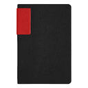 Ежедневник Flexy Star Sivilia Black Edition Color А5, черно-красный, недатированный ,в гибкой обложке