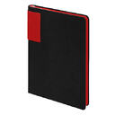 Ежедневник Flexy Star Sivilia Black Edition Color А5, черно-красный, недатированный ,в гибкой обложке