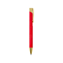 Ручка шариковая, Legend Soft Touch Mirror Gold Requis, красная/золотистая