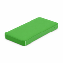 Внешний аккумулятор Polus, 10000 Mah, софт-тач покрытие, зеленый