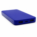 Внешний аккумулятор Polus, 10000 Mah, софт-тач покрытие, синий