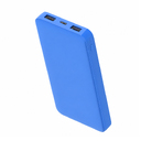 Внешний аккумулятор Polus, 10000 Mah, софт-тач покрытие, светло синий