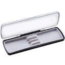 Футляр для ручки Pencase Smart Duo, пластик, для двух ручек, прозрачный/черный
