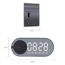 Колонка беспроводная MyTone Sound Clock c часами, белая