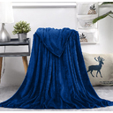 Плед флисовый SUPER SOFT COMFORT TRAVEL, синий