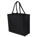Сумка из джута Caravan Jute, чёрная