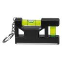 Брелок уровень Tools Pocket level, пластиковый, черный