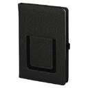 Ежедневник Smart Wallet Cambric A5, черный, недатированный, в твердой обложке с поролоном