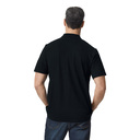 Футболка поло SOFTSTYLE ADULT DOUBLE PIQUE, ЧЕРНЫЙ S
