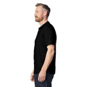 Футболка поло PREMIUM COTTON ADULT DOUBLE PIQUE, ЧЕРНЫЙ S