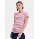 Футболка Miles Women белая с красным, размер XXL