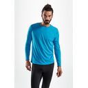 Футболка с длинным рукавом Sporty LSL Men ярко-бирюзовая, размер XL