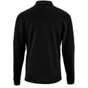 Рубашка поло мужская с длинным рукавом Perfect LSL Men черная, размер 3XL