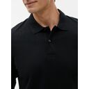 Рубашка поло мужская с длинным рукавом Perfect LSL Men черная, размер XL