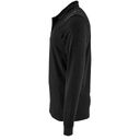 Рубашка поло мужская с длинным рукавом Perfect LSL Men черный меланж, размер XL