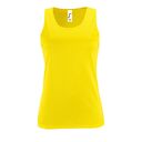 Майка женская Sporty TT Women желтый неон, размер M