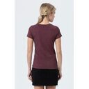 Футболка женская Regent Fit Women бордовый меланж, размер S