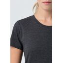 Футболка женская Regent Fit Women черный меланж, размер M