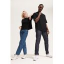 Футболка оверсайз женская Boxy Women, черная, размер S