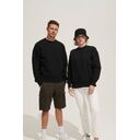 Свитшот унисекс Authentic, серый меланж, размер XS