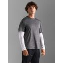 Футболка спортивная унисекс Storm, темно-синий меланж, размер XL