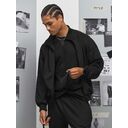 Куртка спортивная Junior, черная, размер XXL