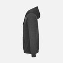 Худи унисекс Cameron, черный меланж с черным, размер XS