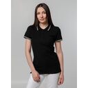 Рубашка поло женская Virma Stripes Lady, черная, размер XL