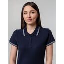 Рубашка поло женская Virma Stripes Lady, темно-синяя, размер S