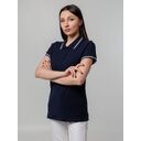 Рубашка поло женская Virma Stripes Lady, темно-синяя, размер M