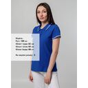 Рубашка поло женская Virma Stripes Lady, ярко-синяя, размер S