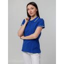Рубашка поло женская Virma Stripes Lady, ярко-синяя, размер M