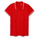 Рубашка поло женская Virma Stripes Lady, красная, размер L