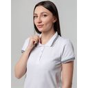 Рубашка поло женская Virma Stripes Lady, белая, размер M
