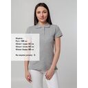 Рубашка поло женская Virma Premium Lady, серый меланж, размер 3XL