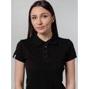 Рубашка поло женская Virma Premium Lady, черная, размер S