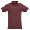 Рубашка поло мужская Perfect Men 180, бордовая, размер XL