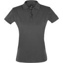Рубашка поло женская Perfect Women 180 темно-серая, размер L