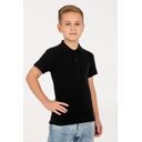 Рубашка поло детская Virma Kids, черная, 8 лет
