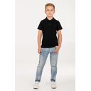 Рубашка поло детская Virma Kids, черная, 10 лет