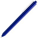 Ручка шариковая Pigra P03 Mat, темно-синяя с белым