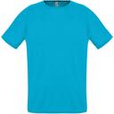 Футболка унисекс Sporty 140 бирюзовая, размер XXs