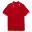 Рубашка поло Virma Stripes, красная, размер M