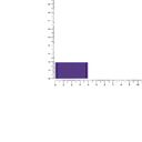 Лейбл из ПВХ Dzeta, XS, фиолетовый