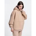 Худи Kulonga Oversize, бежевое, размер XS/S