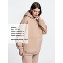 Худи Kulonga Oversize, бежевое, размер XL/XXL