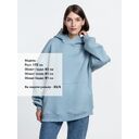 Худи Kulonga Oversize, серо-голубое, размер ХS/S