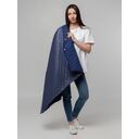 Плед-пончо для пикника SnapCoat, синий