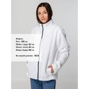 Куртка флисовая унисекс Manakin, белая, размер XS/S